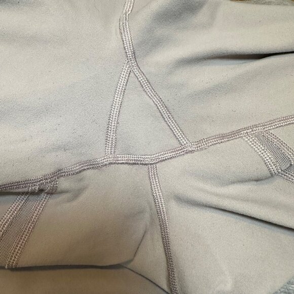 Lululemon Wunder Under Pant High-Rise Tech Mesh 28" Leggings Sz 8 in Dark Chrome - Picture 10 of 13
